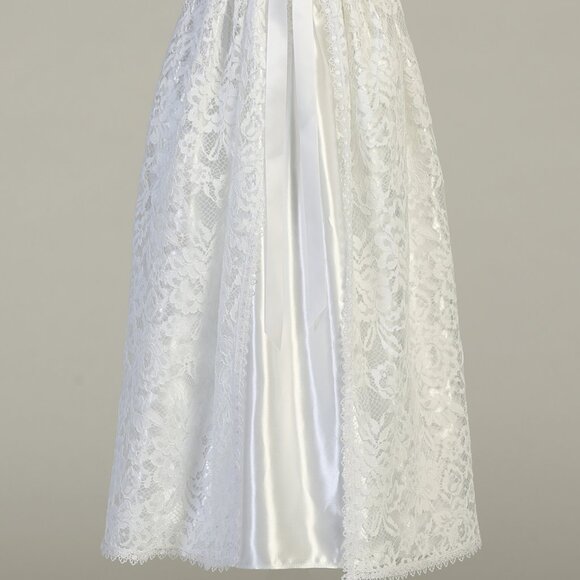 6/12M - Suzana Girls White Christening & Baptism Gown (NWT) - Picture 4 of 7